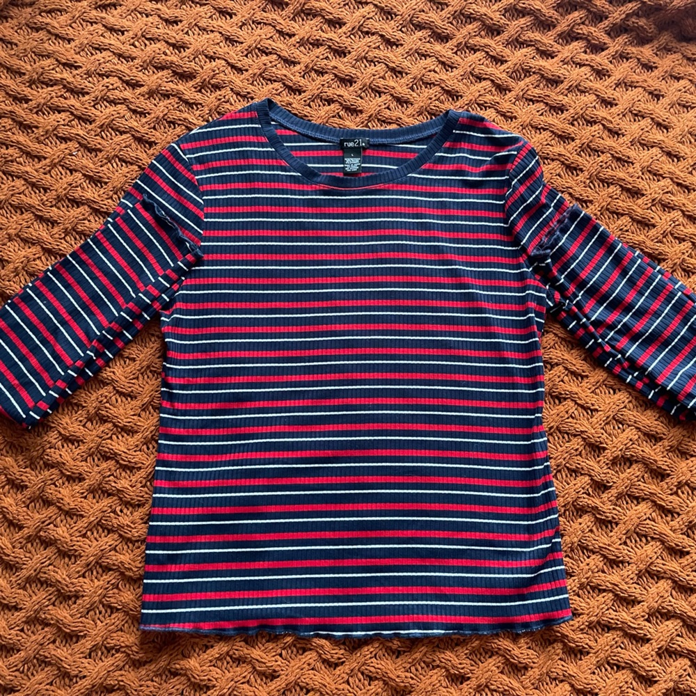 rue21 striped longsleeve top